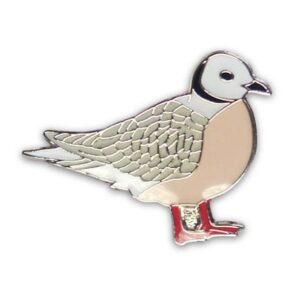 Bird soft enamel badge