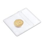Single plastic coin sleeve